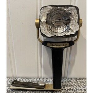 VTG Sylvania Original Sun Gun 1 Movie Light SG w/ Original Bracket Works No Len